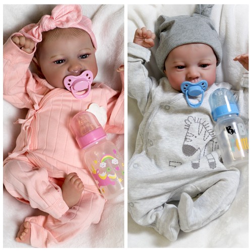 Realistic reborn baby twins - baby,