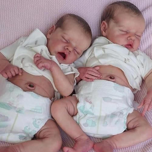 Reborn baby twin dolls - reborn, inch
