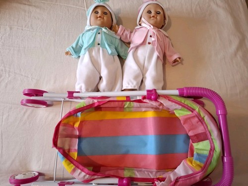 Twin baby dolls play - dolls,